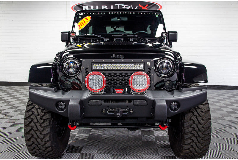 2013 Jeep Wrangler Rubicon Unlimited HEMI AEV JK 350 Conversion Black - SOLD