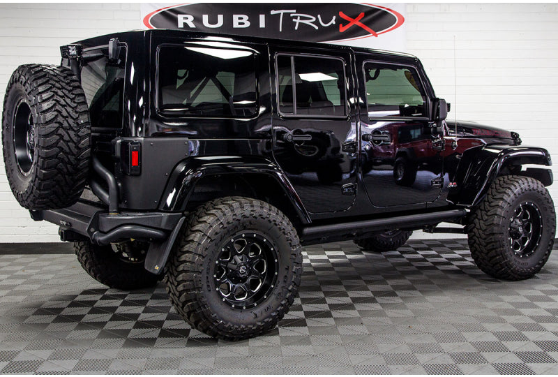 2013 Jeep Wrangler Rubicon Unlimited HEMI AEV JK 350 Conversion Black - SOLD