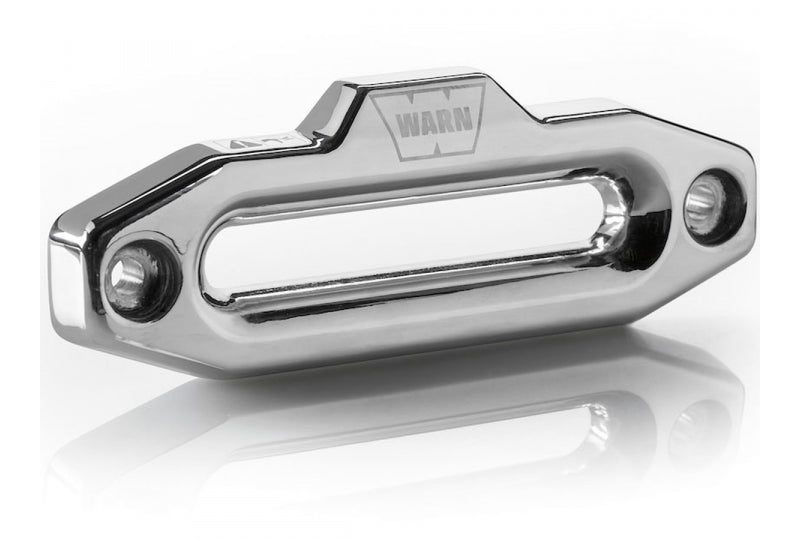 Warn 1" Premium Hawse Fairlead; Black & Polished
