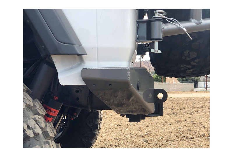 GenRight Rear Bumper (For Factory Receiver Hitch); Wrangler JL
