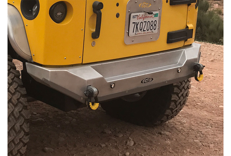 GenRight Rash Guard for Aluminum JK Rear Bumper, SIDES; Wrangler JK & JKU