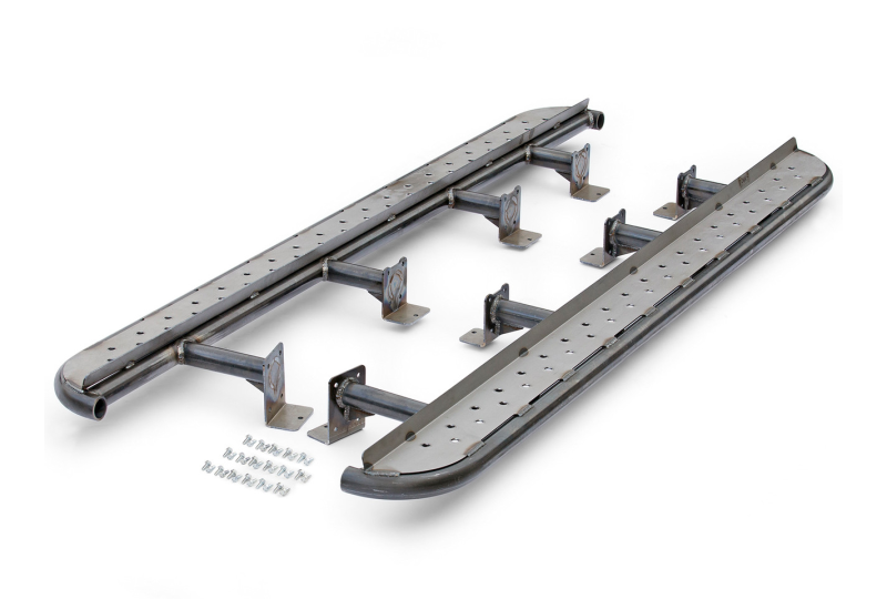 GenRight Rocker Guards w/ Step; Wrangler JLU