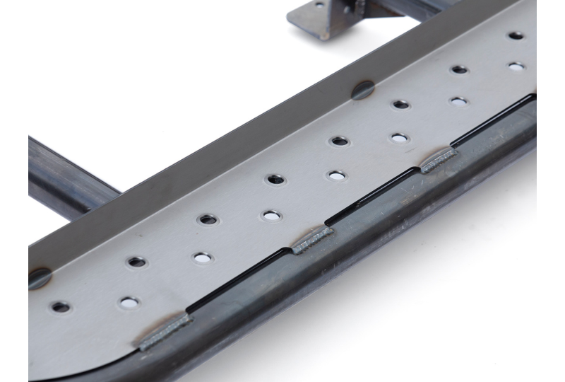 GenRight Rocker Guards w/ Step; Wrangler JLU