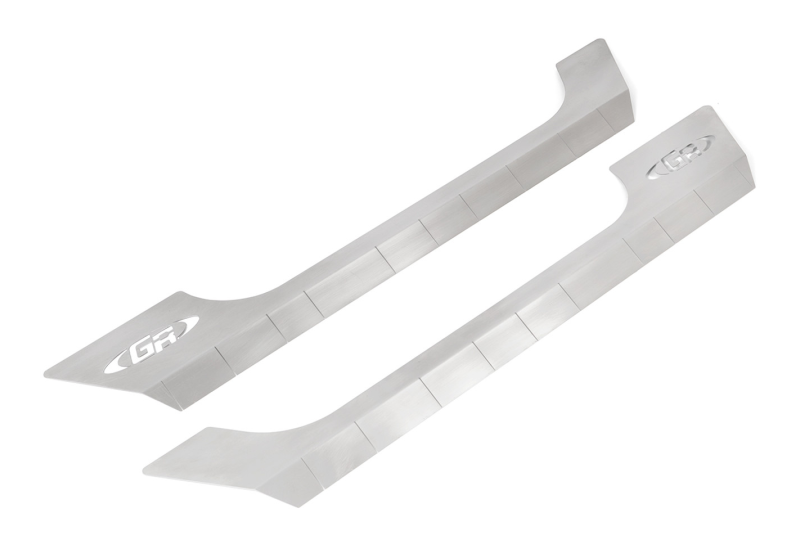 GenRight Fusion Rocker Guard Aluminum Kick Plate; Wrangler JK (2 Door)