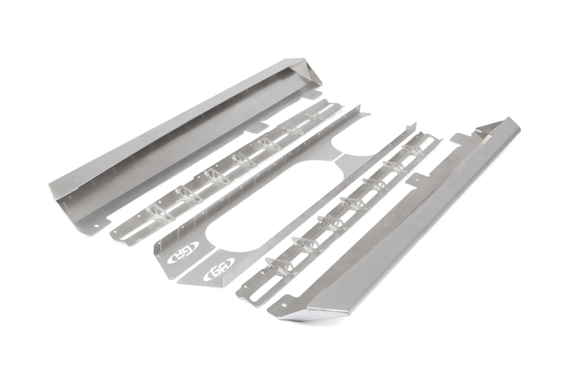 GenRight Rocker Guards - Aluminum; Wrangler JK