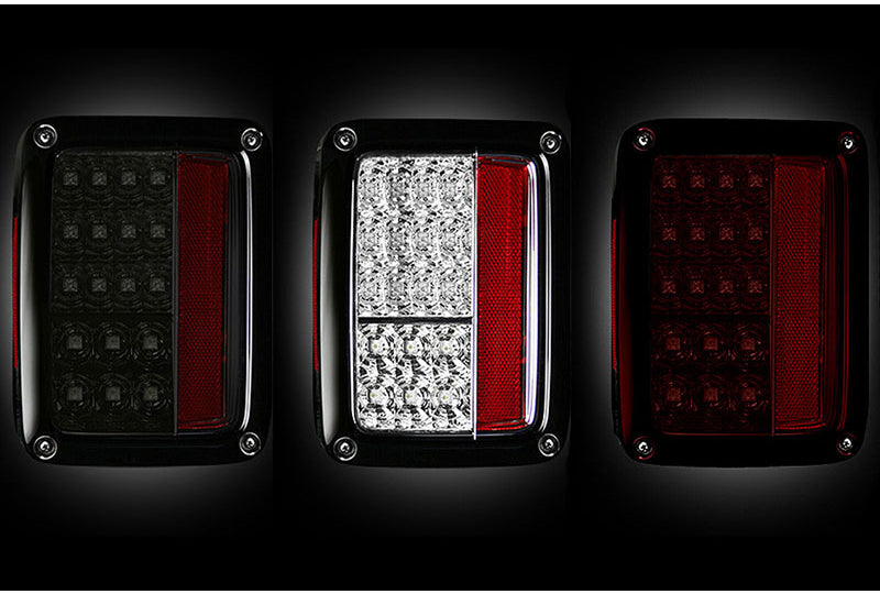 Recon 264234BK Smoked LED Tail Lights