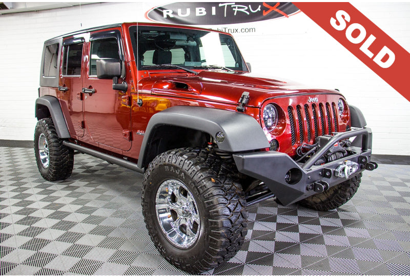2008 Jeep Wrangler Rubicon Unlimited HEMI Burgundy - SOLD
