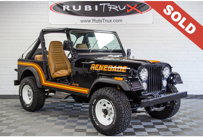 Pre-Owned 1986 Jeep CJ-7 Renegade Black - SOLD
