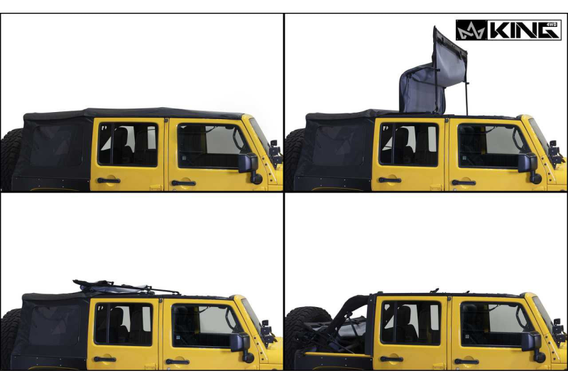 OVS Replacement Soft Top - Black Diamond - JK 4 Door