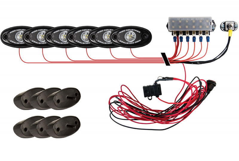 Rigid Industries A-Series High Power Light Kit 40025 | Six LED Light Kit
