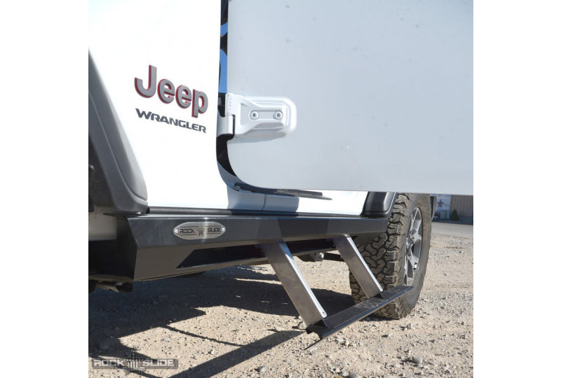 Rock Slide Engineering Automatic Power Step Slider; Wrangler JL (2 Door)
