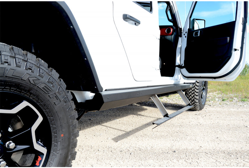 Rock Slide Engineering Automatic Power Step Sliders; Gladiator JT