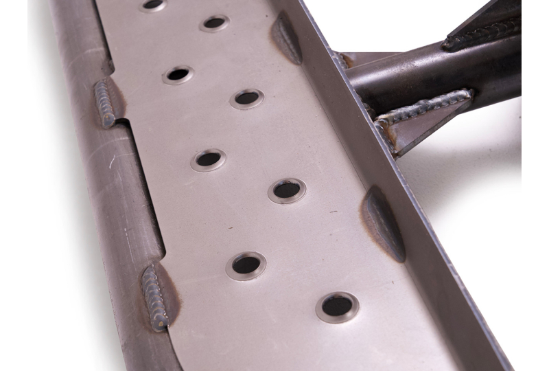GenRight Door Step Rocker Guards - Steel; Wrangler JK