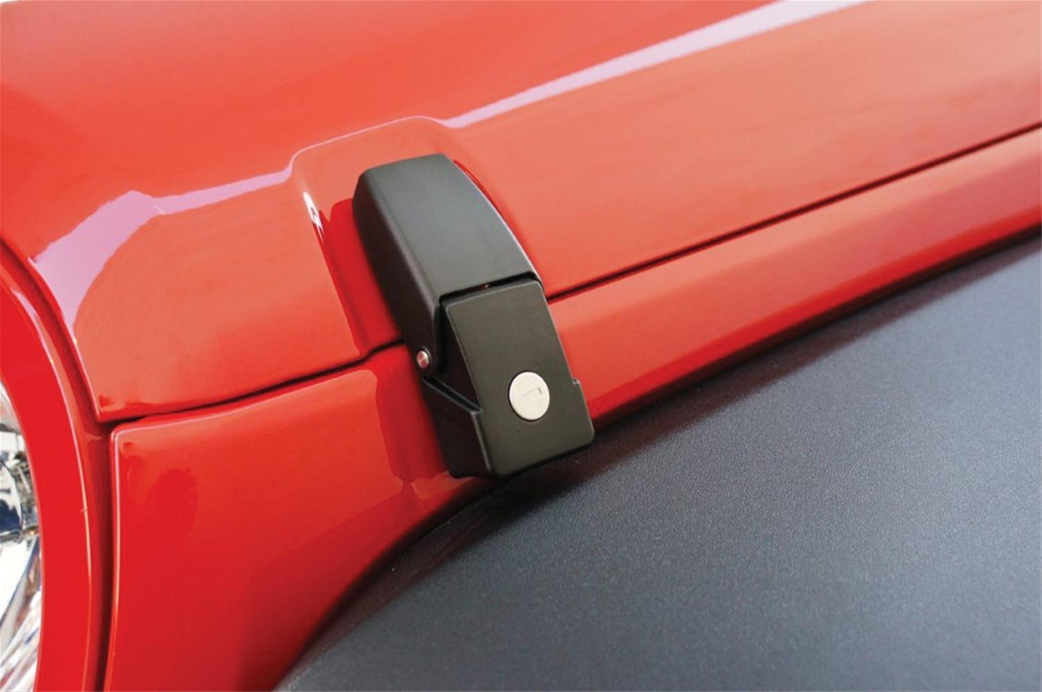 Rampage 76336 Locking Hood Latch Kit; Wrangler JK