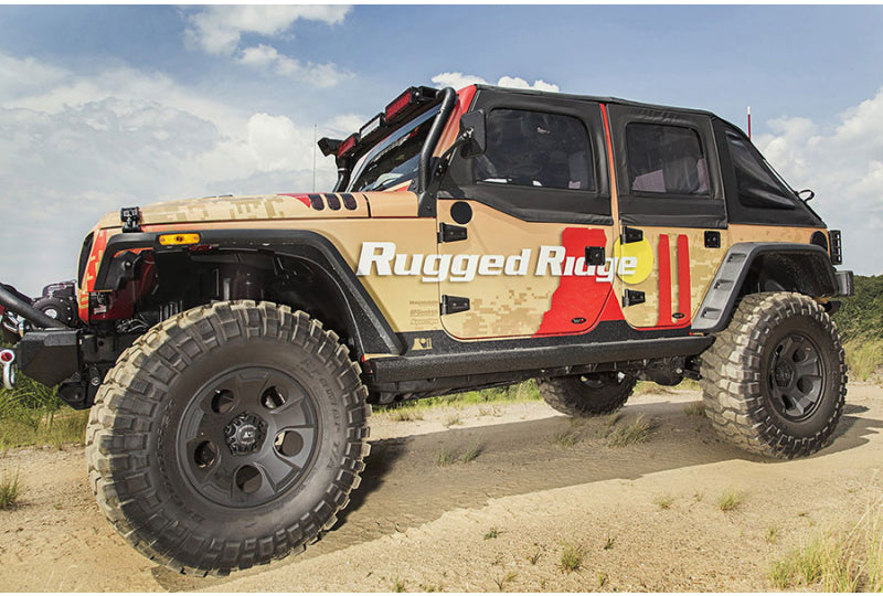 Rugged Ridge XHD Rock Sliders - 2 Door