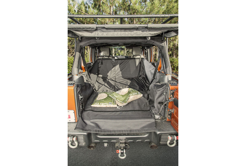 Rugged Ridge C3 Cargo Cover - With Subwoofer on Passenger Side Rear