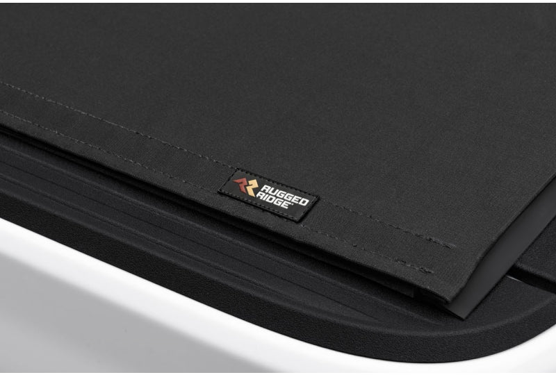 Rugged Ridge Jeep Gladiator Armis Hard Rolling Bed Cover w/ Trail Cargo System