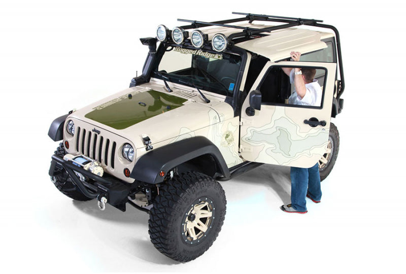 Rugged Ridge Sherpa Roof Rack; Wrangler JK, 2 Door