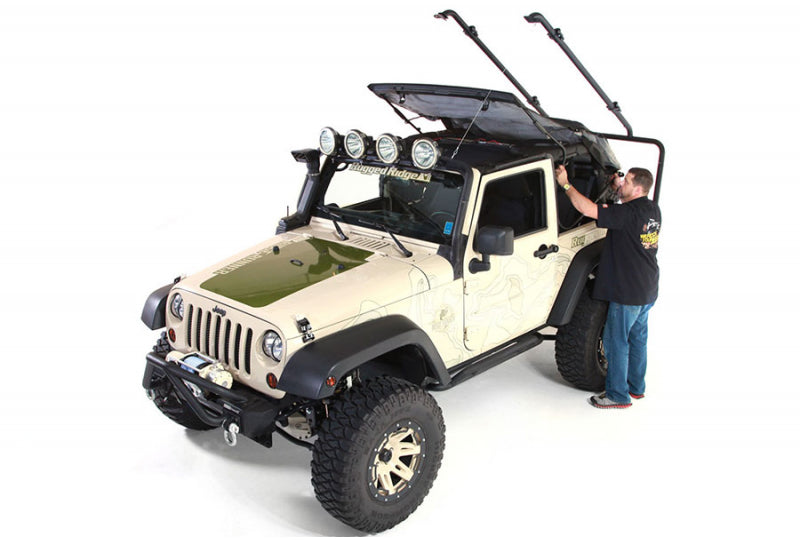 Rugged Ridge Sherpa Roof Rack; Wrangler JK, 2 Door