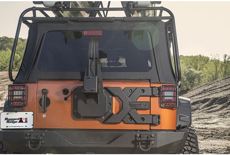 Rugged Ridge 11546.50 Spartacus HD Tire Carrier Kit; Wrangler JK