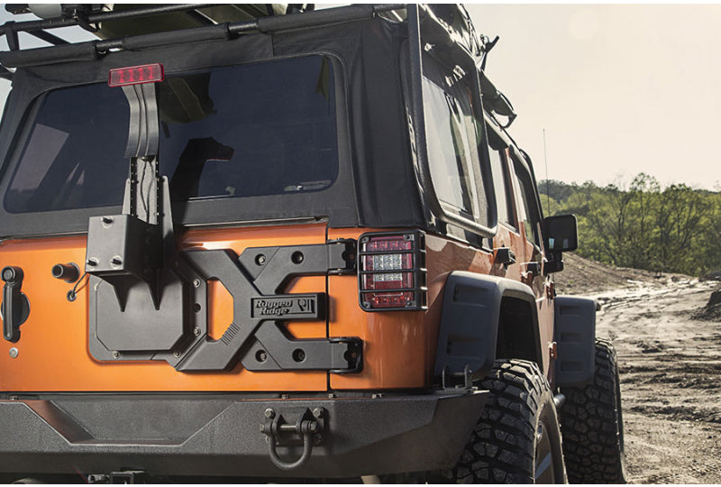 Rugged Ridge 11546.50 Spartacus HD Tire Carrier Kit; Wrangler JK