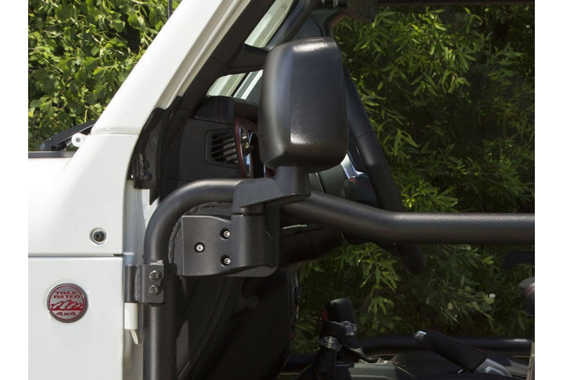 Rugged Ridge 11509.15 Fortis Front Tube Doors w/ Mirrors; Wrangler JL & Gladiator JT