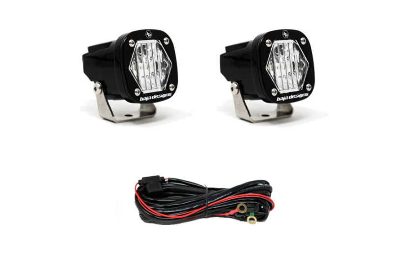 Baja Designs 387806 LED Work/Scene Light White S1 Black Housing Pair