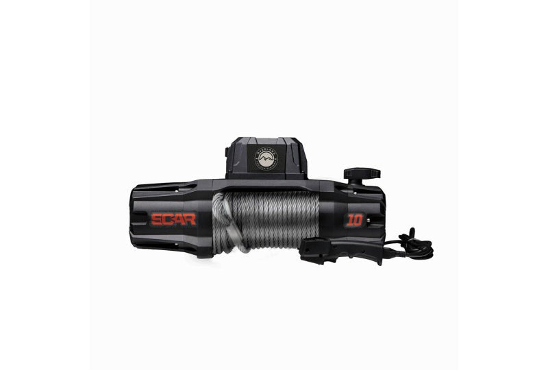 SCAR 10 Winch - 10,000lb Winch w/ Steel Cable & Wireless Remote