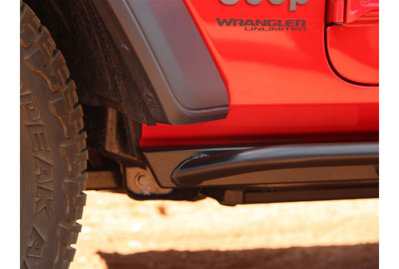 Rock Hard 4x4 Patriot Series Angled Up Tube Slider Rocker Guards Jeep Wrangler JLU