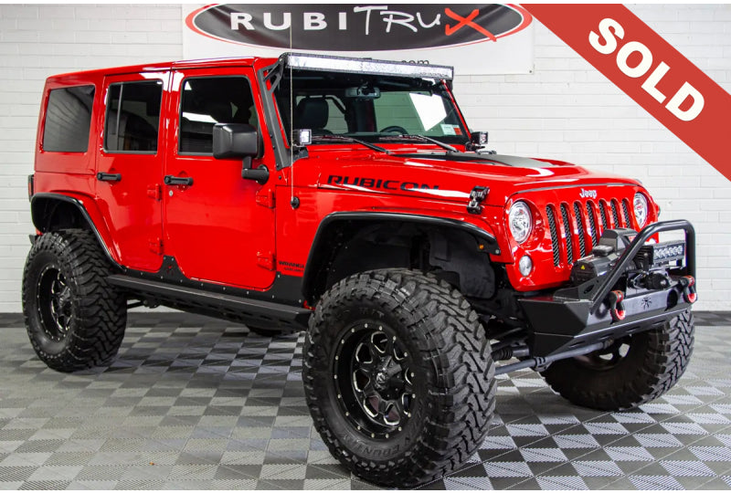 2017 Jeep Wrangler Rubicon Unlimited Firecracker Red - SOLD