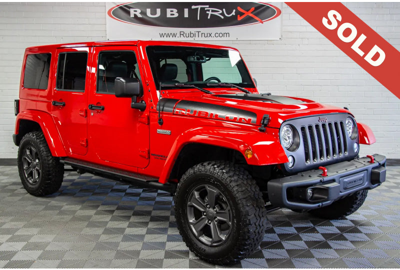 2017 Jeep Wrangler Rubicon Recon Unlimited Firecracker Red - SOLD