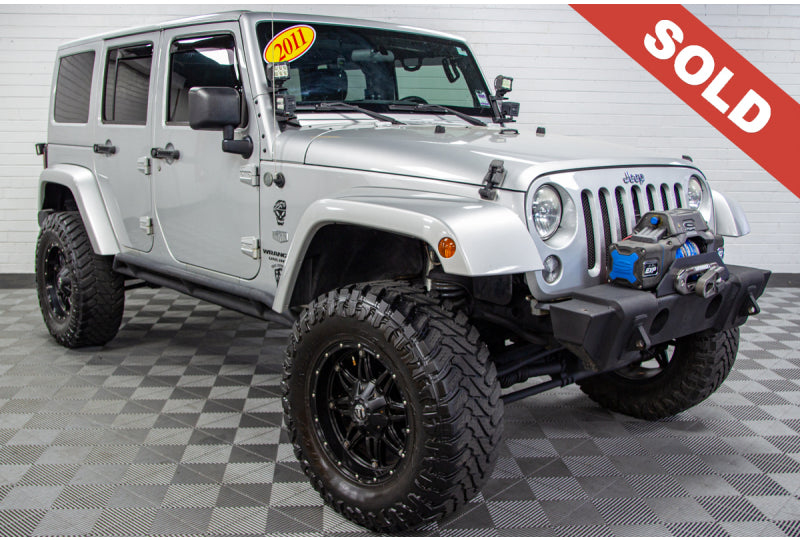2011 Jeep Wrangler JK Unlimited 70th Anniversary Edition Bright Silver - SOLD