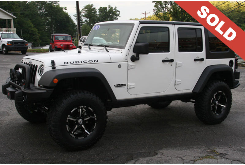2010 White Jeep Wrangler Rubicon - SOLD