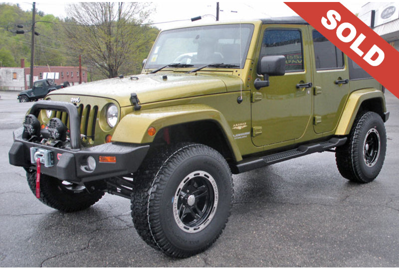 Rescue Green Jeep Wrangler Unlimited Sahara - SOLD