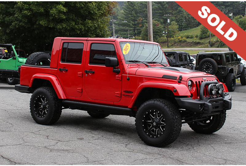2015 Jeep Wrangler JK-EXT Red - SOLD