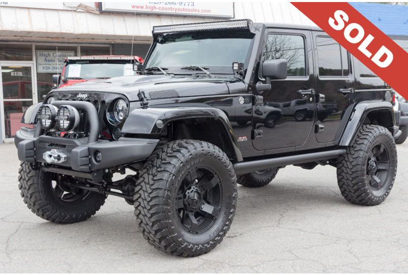 2015 Jeep Wrangler Rubicon Unlimited Black - SOLD