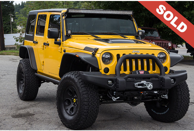 2015 Jeep Wrangler Rubicon Unlimited Baja Yellow - SOLD