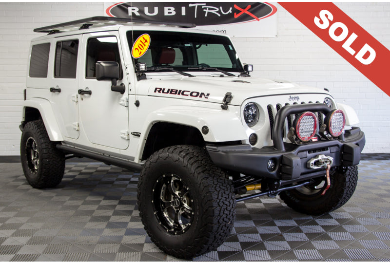 2014 Jeep Wrangler Rubicon Unlimited White - SOLD