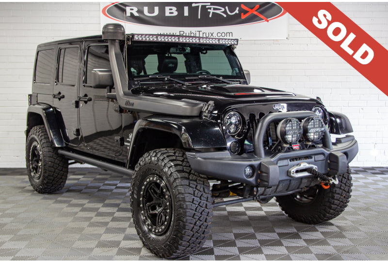 2014 Jeep Wrangler Unimited Rubicon AEV JK350 Black - SOLD