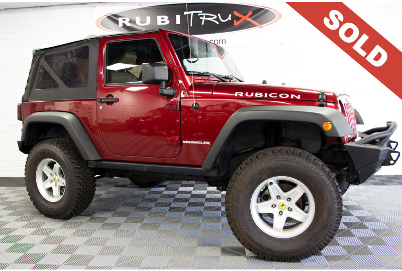 2012 Jeep Wrangler Rubicon Burgundy - SOLD