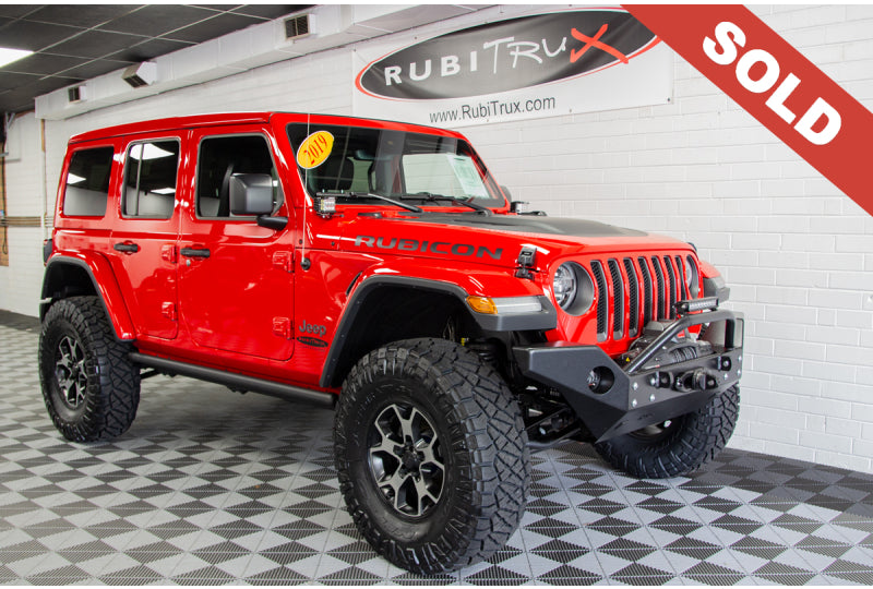 2019 Jeep Wrangler Rubicon Unlimited JL in Firecracker Red - SOLD