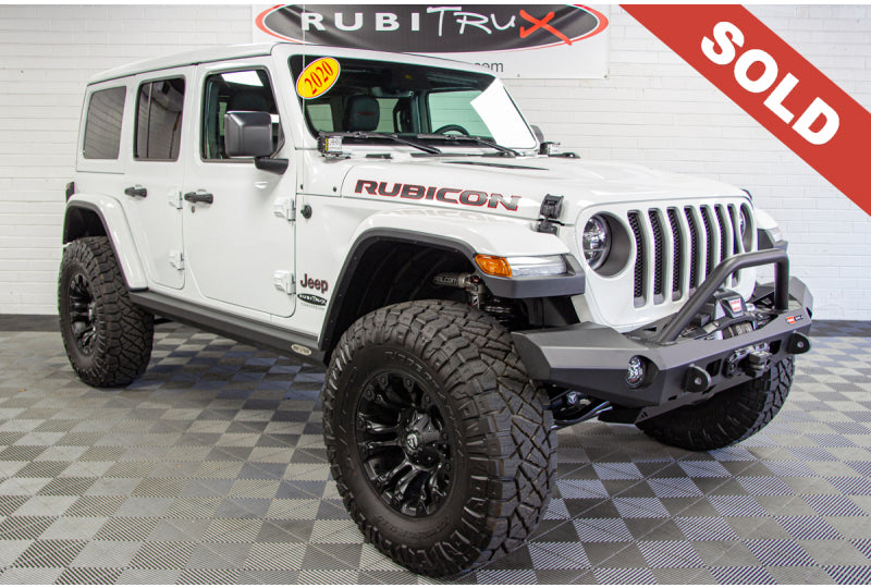 2020 Jeep Wrangler Unlimited Rubicon JL Bright White - SOLD