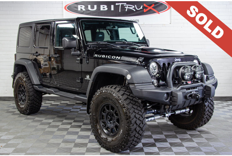 2015 Jeep Wrangler JK Unlimited Rubicon AEV JK350 Black - SOLD