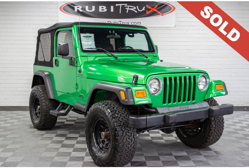 Pre-Owned 2004 Jeep Wrangler Sport TJ Electric Lime Green - SOLD