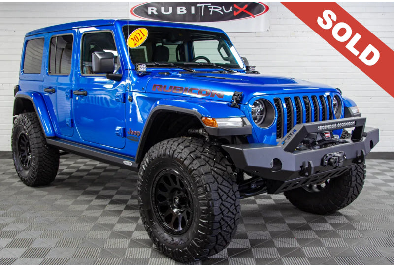 2021 Jeep Wrangler JL Unlimited Rubicon Hydro Blue - SOLD