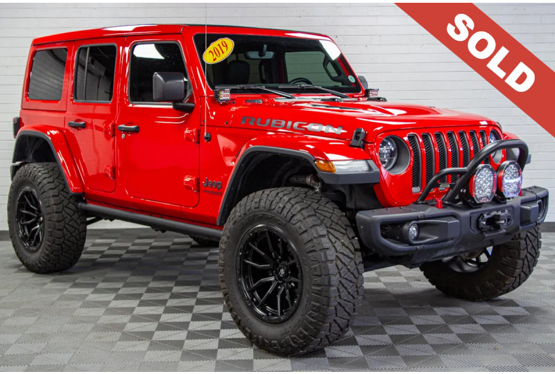2019 Jeep Wrangler JL Unlimited Rubicon Firecracker Red - SOLD