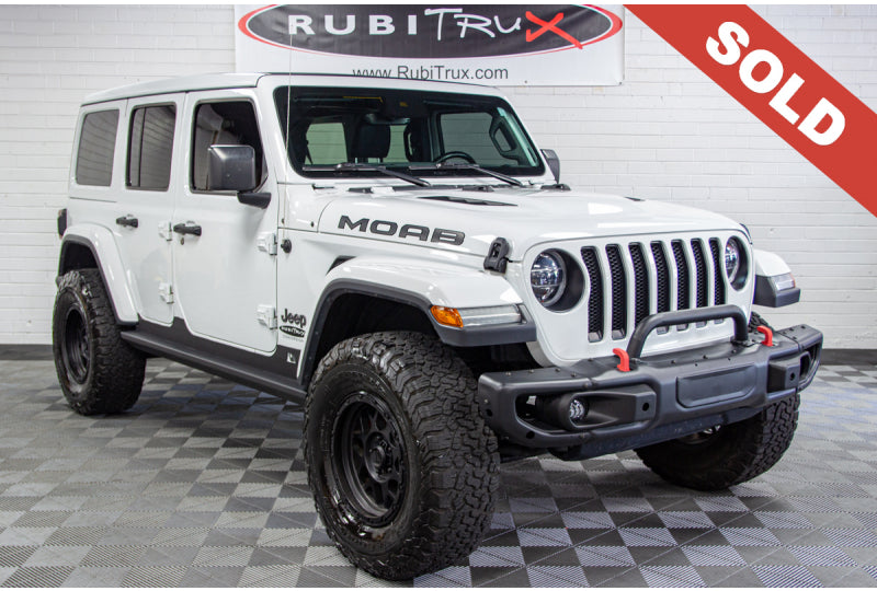 2019 Jeep Wrangler JL Unlimited Moab Bright White - SOLD