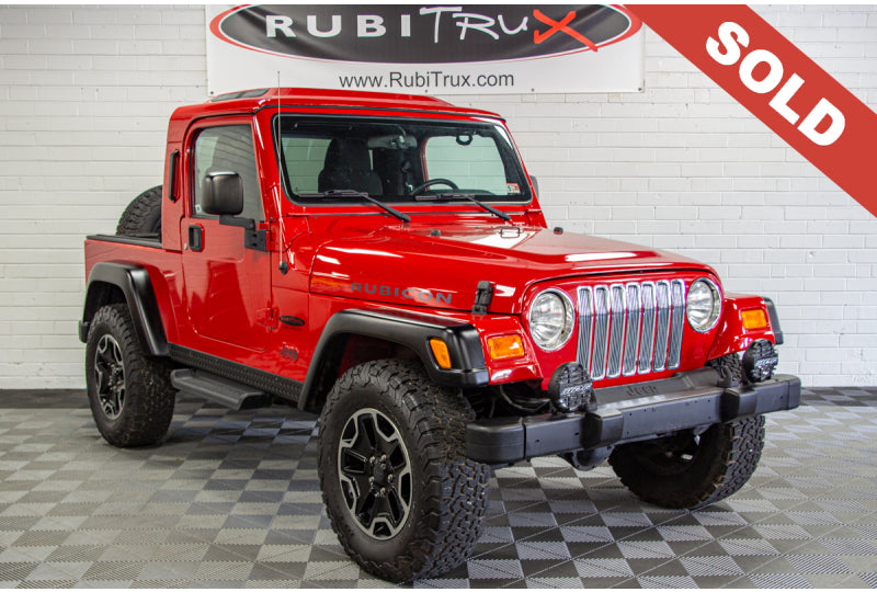 Pre-Owned 2006 Jeep Wrangler Rubicon Unlimited RubiTrux Conversion Red - SOLD