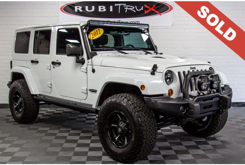 2012 Jeep Wrangler Sahara Unlimited White - SOLD