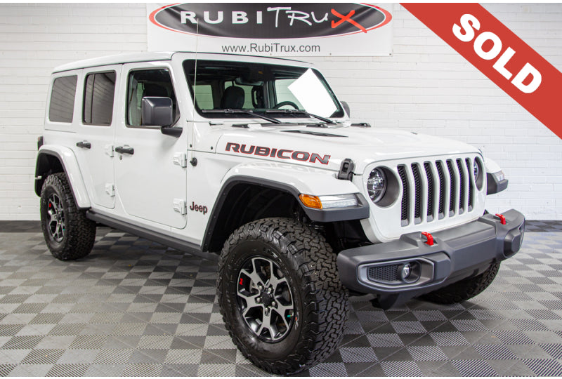 2019 Jeep Wrangler Rubicon Unlimited JL Bright White - SOLD